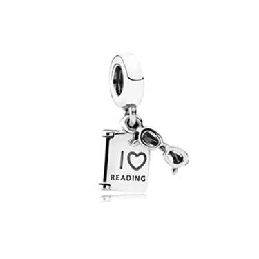 Imagem de LOVELY & BEAUTIFUL ACESSÓRIOS - Berloque I LOVE LER em Prata 925