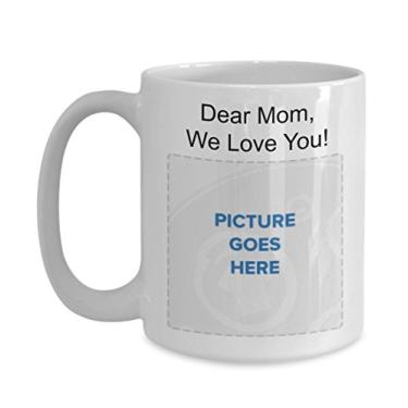 Imagem de Presente personalizado do Dia das Mães - Caneca de café para a mamãe - Presentes sentimentais felizes (325 ml)