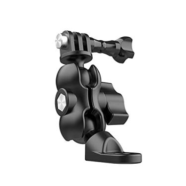 Imagem de Domary Suporte de montagem do espelho retrovisor para motocicleta Action Camera Rotação 360 ° Substituição do adaptador de montagem para câmera de ação para câmeras esportivas Go-pro Hero 9/8/7/6/5