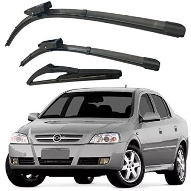 Imagem de Kit 3 Palheta Limpador Parabrisa Astra Hatch Sedan 1998 Á 2011