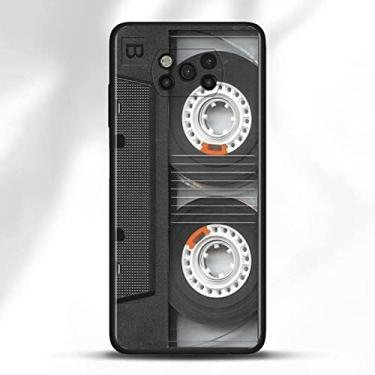 Imagem de Capa traseira para Xiaomi Poco X3 NFC X3 F3 M3 TPU Cover para Redmi Note 8 8T 9 9T 9S 10 Pro Phone Cover Vintage Tape Camera, B08, para Poco phone F1