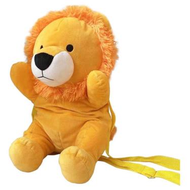 Imagem de Bolsa Pelucia Amigos do Coração 2 em 1 Leao DMT6525