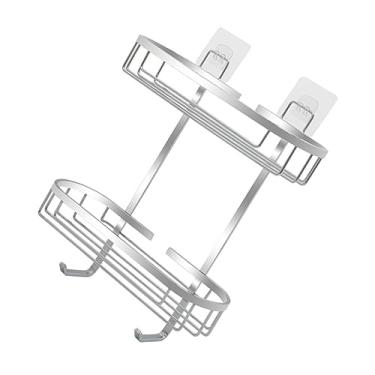 Imagem de STOBAZA 1 Peça Prateleiras De Parede Para Armazenamento Cesta De Parede De Banheiro Prateleira De Parede De Cozinha Prateleira De Banheiro Prateleira De Secagem Para Cozinha Rack De