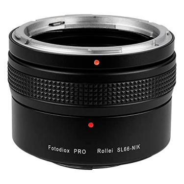 Imagem de Adaptador de montagem de lente Fotodiox Pro - Série Rolleiflex SL66 (Rollei SL66E, SL66X, SL66SE) para câmera Nikon SLR/DSLR (com helicóide de focagem embutido)