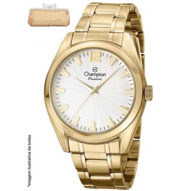 Imagem de Relógio Champion Feminino Cn29865g Dourado 40mm + Estojo