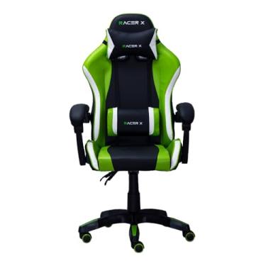 Imagem de Cadeira Gamer para Computador Reclinável Racer-X Modelo Comfort Cor (Verde)