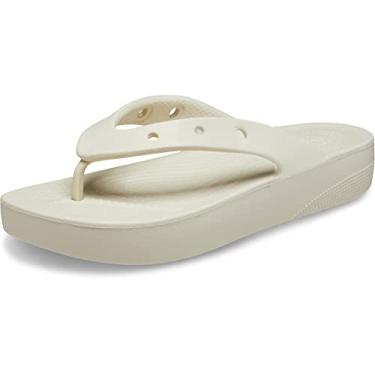 Imagem de CROCS Classic Platform Flip W - Bone - W4 , 207714-2Y2-W4, Women , Bone , W4