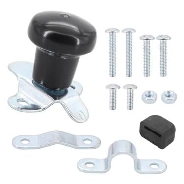 Imagem de Dokili Maçaneta giratória para volante WSV123Y 60922 5A6YL compatível com John Deere Tractors Case IH Backhoe Cub Cadet Mower e muitos outros carros, caminhões, barcos, cortadores de grama, preto