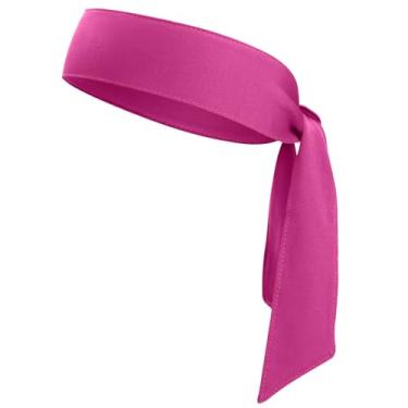 Imagem de ONUPGO Faixa de cabeça para homens e mulheres, faixa de transpiração esportiva ajustável Ninja tiara de karatê amarrada nas costas, faixa de cabeça de treino para absorção de suor para esportes,