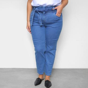Imagem de Calça Jeans Ex Adverso Clouchard Cintura Alta Feminina-Feminino