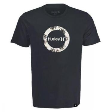 Imagem de Camiseta Plus Size Hurley Foliage Mescla Escuro-Masculino