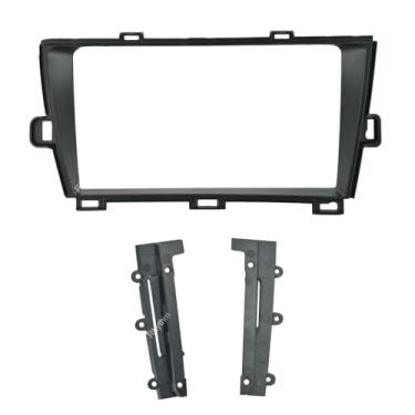 Imagem de Compatível com Toyota Prius 2010-2015 Carro Rádio Estéreo Fáscia Quadro Duplo DIN 23 cm Painel Instalação Kit de Montagem