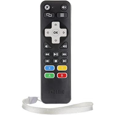 Imagem de Controle remoto de mídia para Xbox One da Anderic com aprendizado – Controle remoto padrão IR Xbox com botões A, B, X, Y – funciona para Xbox One, Xbox One S, Xbox One X – RRXB01