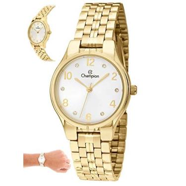 Imagem de Relógio Champion Feminino Ref: Cn28339h Social Dourado
