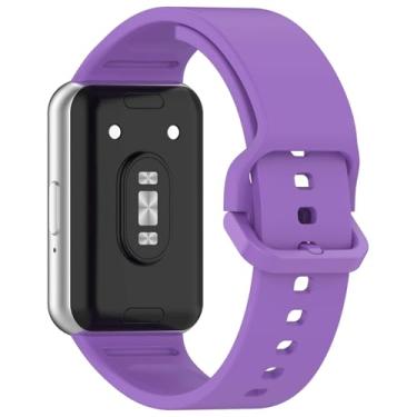 Imagem de Pulseira Moderna LTIMPORTS, compativel com Relógio Galaxy Fit 3 Sm-R390 (Roxo)