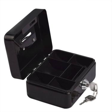 Imagem de Cofre porta valores dinheiro joias gaveta pequeno