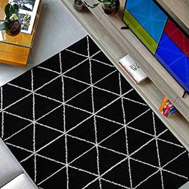 Imagem de Tapete Oásis Art Preto 11-2mX2,5m