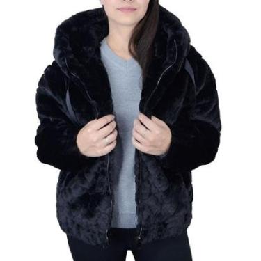 Imagem de Jaqueta Feminina Alpelo Bomber Pele Preta - 408000-Feminino