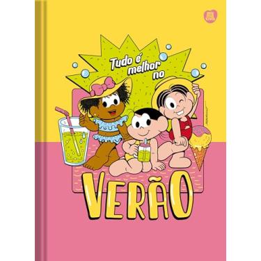 Imagem de Kit de Caderno, Brochura Costurado 1/1, Capa Dura, Turma da Mônica, 48 Folhas, Animativa, Pacote com 10 Unidades