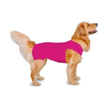 Imagem de Shed Defender Traje de recuperação para cães – visto no tanque de tubarão, macacão para cães pós-cirurgia, aprovado pelo veterinário, camisa de ansiedade, alternativa de gola eletrônica, colete