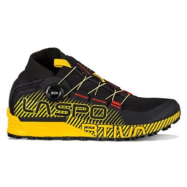 Imagem de La Sportiva Men's Cyklon Trail Running Shoe - Color: Black/Yellow - Size: 12 - Width: Regular