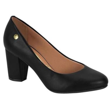 Imagem de Scarpin Vizzano Pelica Salto Grosso Feminino 1259200