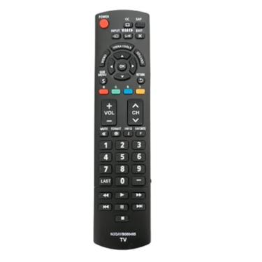 Imagem de Controle remoto de substituição N2QAYB000485 compatível com Panasonic Viera TV TC-42LD24 TH-32LRU5 PT-43LC14