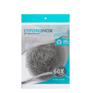 Imagem de Esponja Multiuso Aço Inox Grande Gourmet Mix