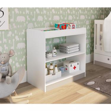 Imagem de Trocador Infantil Amore Meu Fofinho Art Moveis - branco/Fume