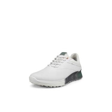 Imagem de ECCO Tênis masculino S Three Gore Tex, Branco/verde gelado, 12-12.5