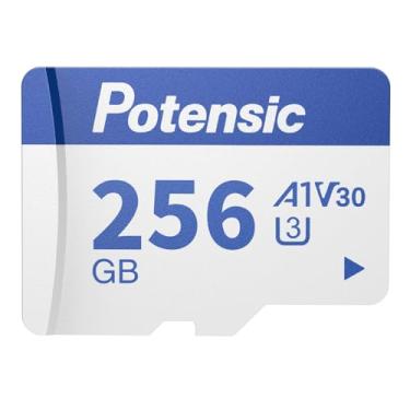 Imagem de Potensic Cartão de memória de 256 GB para drones, A1, U3, V30, velocidade de leitura de até 100 MB/s