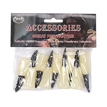 Imagem de 10PCS Halloween Dedos Falsos Conjunto Assustador Bruxas Unhas Assustadoras para Cosplay Festa Brinquedos de Brincadeira para Festa de Halloween Festivais Adereços Assustadores type6