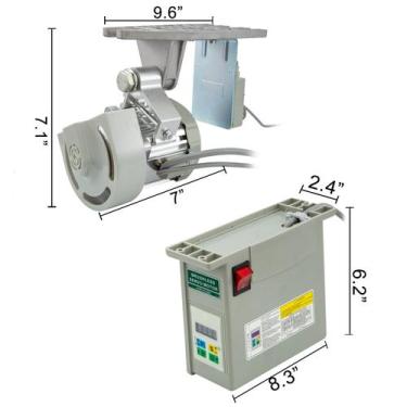 Imagem de Motor Servo Eletronico pra todas as maquians de costura 600w - Techook