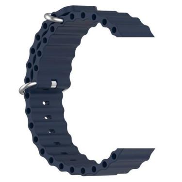 Imagem de Pulseira Oceano Compatível Com Smartwatch Ultra Max Bw25 - Poolsy, Azu