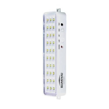 Imagem de Luminária De Emergência Blumenau 30 Leds Recarregável Bivolt