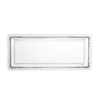 Imagem de Travessa De Cristal 30x13x3cm Pearl Wolff P Doces Café 27891, Transpar