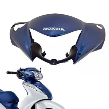 Imagem de Carenagem Farol Biz 125 2015 2016 Azul Branco Ross - Honda
