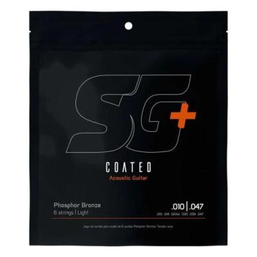 Imagem de Encordoamento de violão aço sg coated 0.10