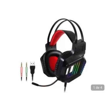 Imagem de Fone De Ouvido Headset Led Jogos Gaming Pc Aoas As-80
