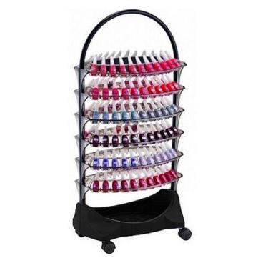 Imagem de Carrinho Para Esmaltes Smaltbell Classic 6 Bandejas, Preto - Dompel