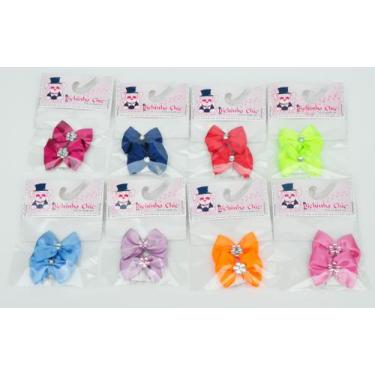 Imagem de Fita Cetim para Cachorro e Gato Pet - Bichinho Chic, Variadas, 3,5 CM