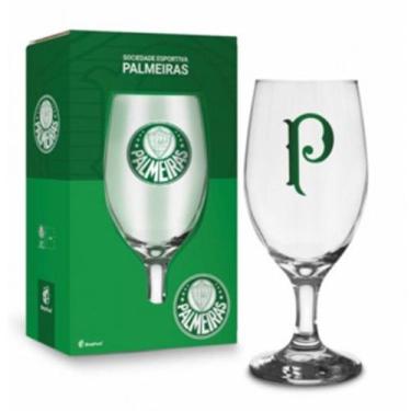 Imagem de Taça De Cerveja E Chopp Do Porco Palmeiras 300ml - PIVOFUT