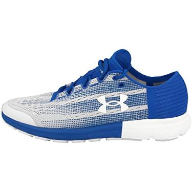 Imagem de Under Armour Tênis de corrida masculino Drive 4, Cinza geleira (003)/Ultra azul, 14