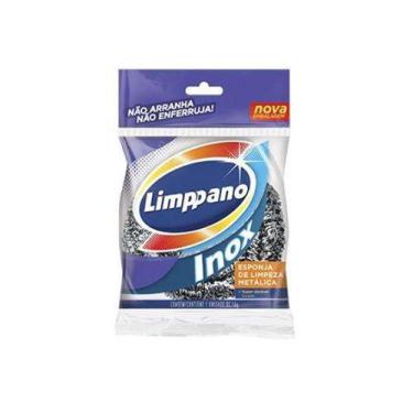Imagem de Esponja de Limpeza Metálica Inox Limppano 1Un - limpano