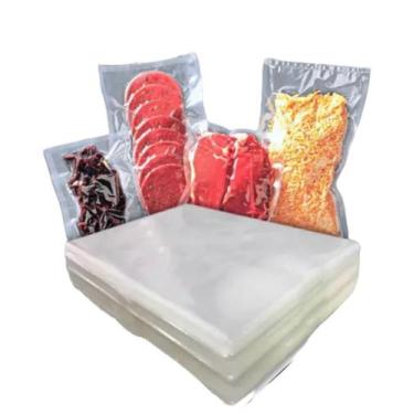 Imagem de Saco plastico a vacuo p/ alimentos 18x35 x 0,10 c/ 500 unid - SPELL
