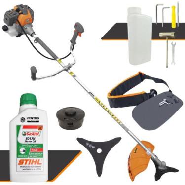 Imagem de Roçadeira Aparador de Grama Máquina de Cortar Grama Á Gasolina Tekna R