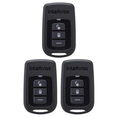 Imagem de Kit 3 Controles Remoto Para Central de Alarme XAC 8000 Intelbras