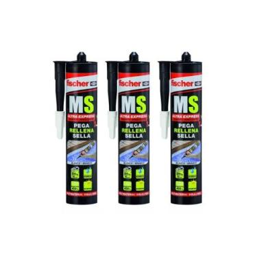 Imagem de 03 Colas Selante Ms Ultra Express Secagem Rápida Até 200 Kg - Fischer