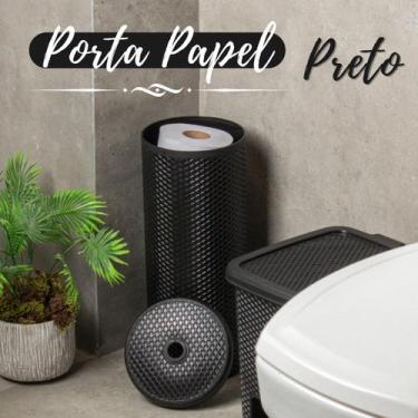 Imagem de Suporte Para Papel Higiênico de Chão Linha Línea de Plástico Até 3 Rol