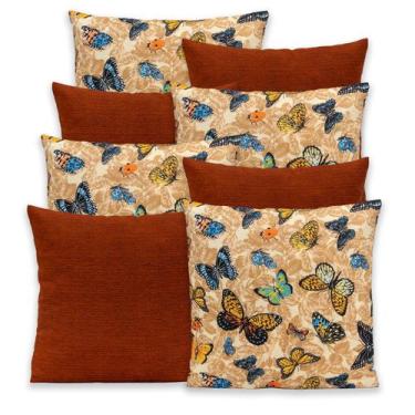 Imagem de Kit 8 Capas de Almofada c/ Zíper 40x40cm Gorgurinho - Dryka Enxovais, 